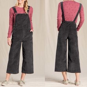 Toad & Co Karuna Cord Leg Corduroy Overalls Size Large L